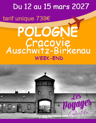 Pologne (Cracovie) avec Auschwitz-Birkenau — Du 12 au 15 mars 2027